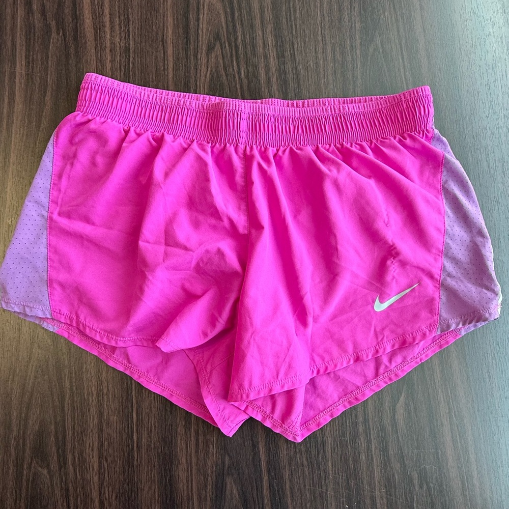 Nike Women's Vibrant Pink Athletic Shorts